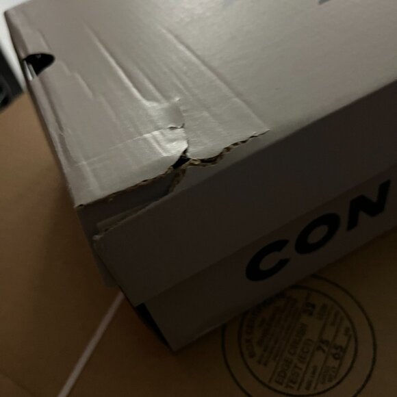 Converse Fastbreak Pro Mid Size 11.5 White Best Zest A10344C - New Damaged Box - Picture 6 of 7